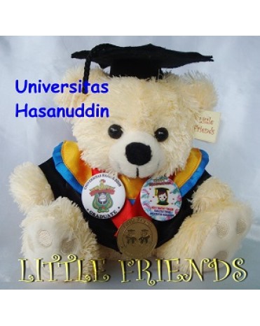 Boneka Wisuda Universitas Hasanuddin - FT (25 cm) 
